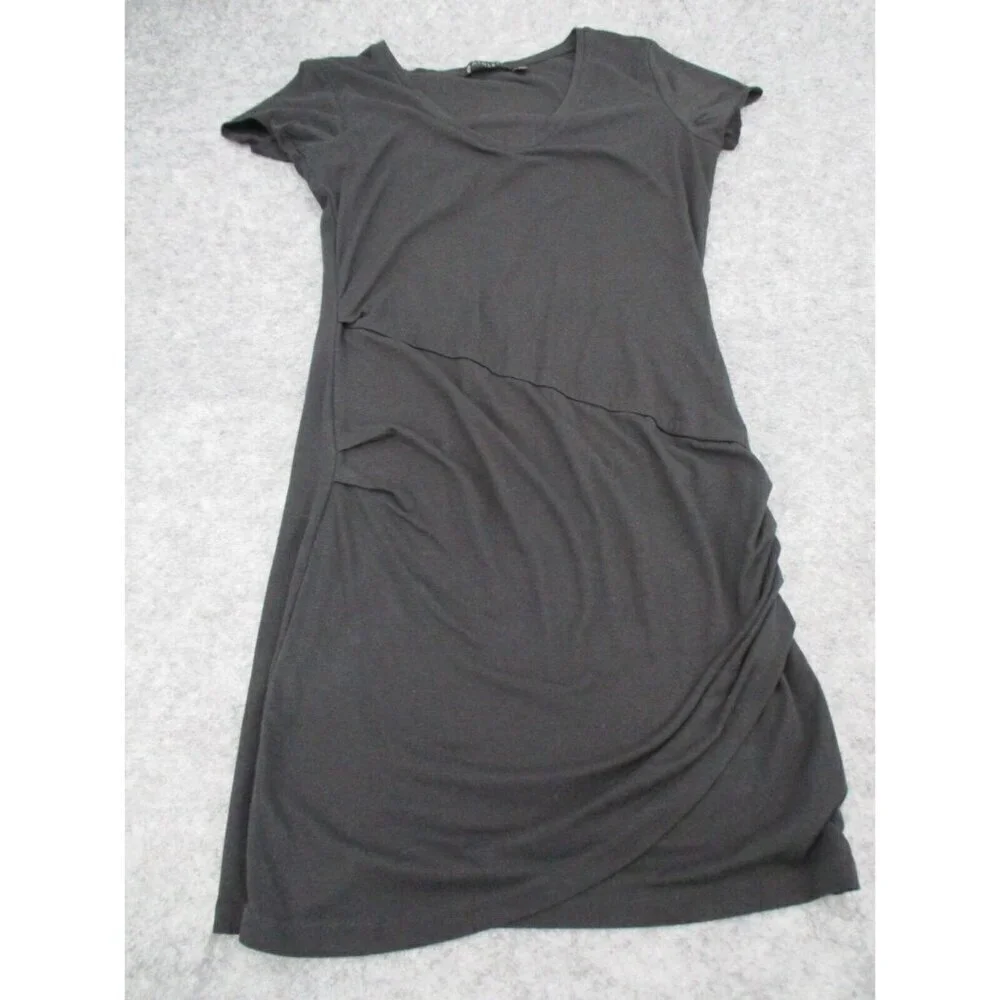 Athleta Womens Dress Small Faux Wrap Nectar Short V Neck Stretchy Ladies Knit